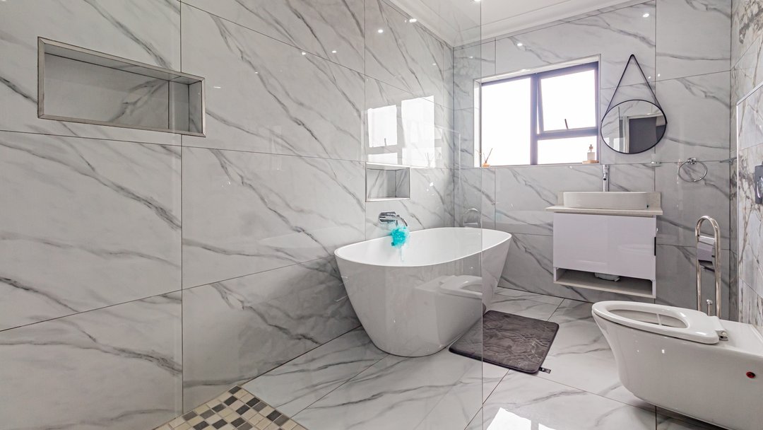 A fitted bathroom before styling
